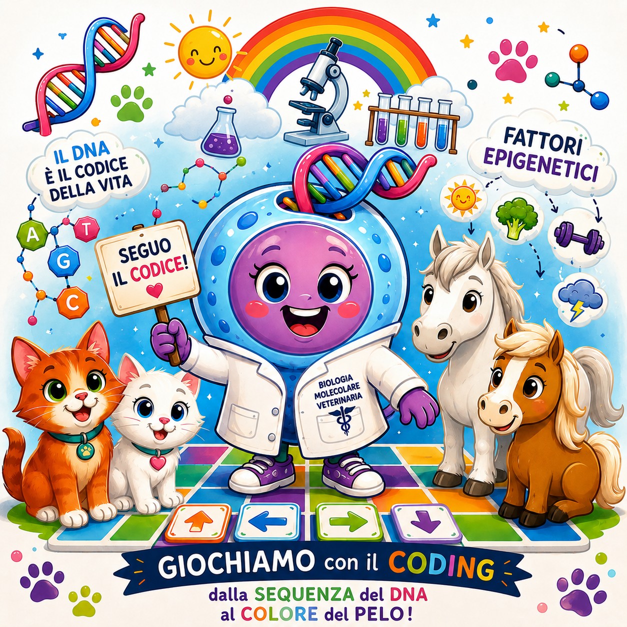 Piccoli veterinari in azione: il codice segreto del mantello